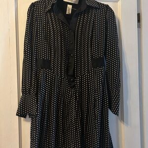 Polka Dot Silk Dress